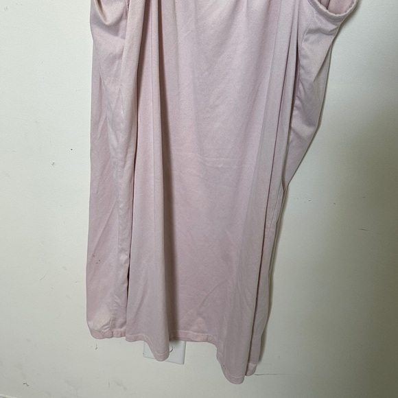 BEBE Pink Gray Robe Lounge Dress Set Size M Soft Cozy Sleepwear Intimates - Picture 9 of 11